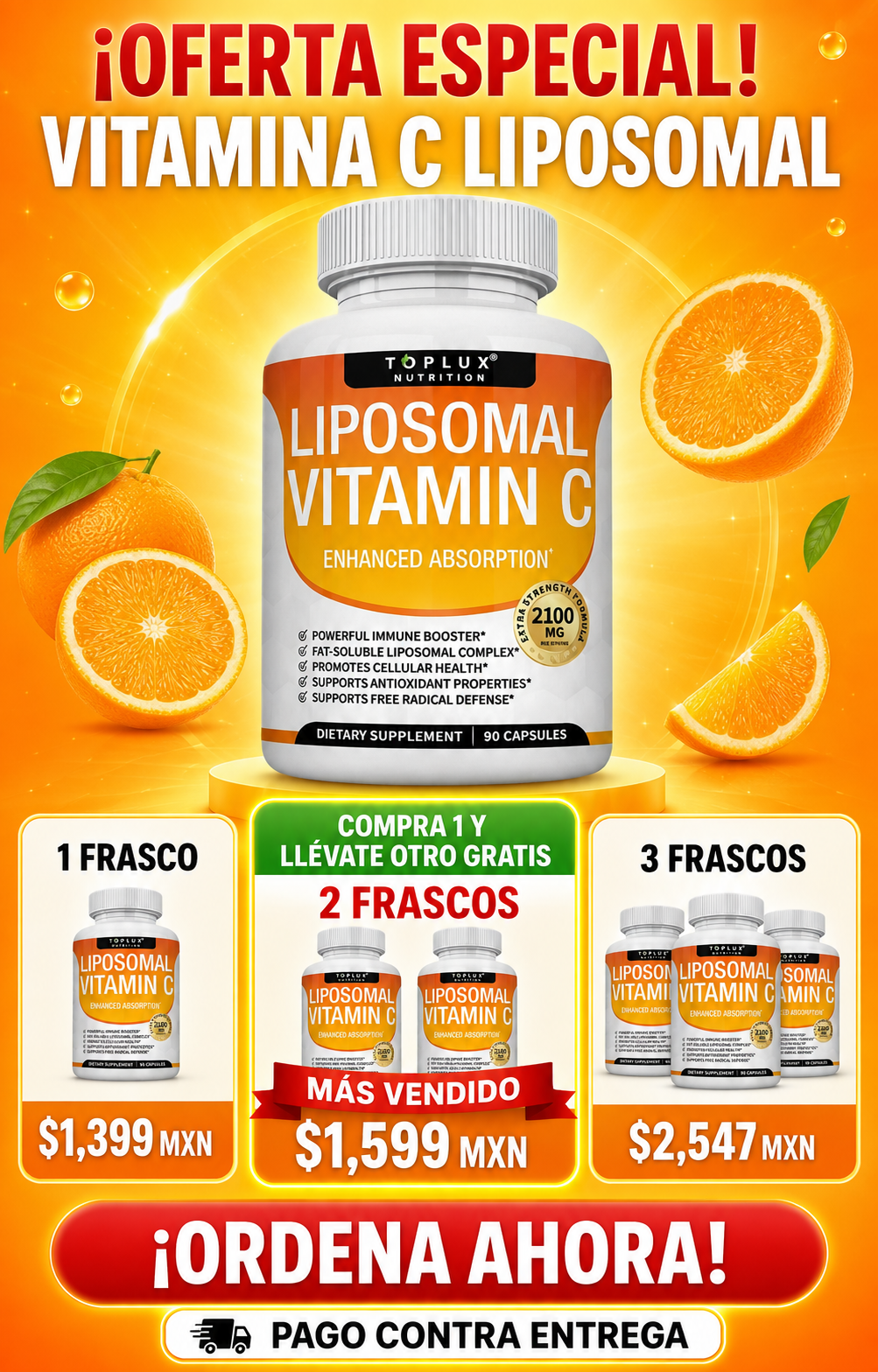 Liposomal Vitamina C TopLux