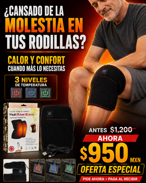 Rodillera con calor