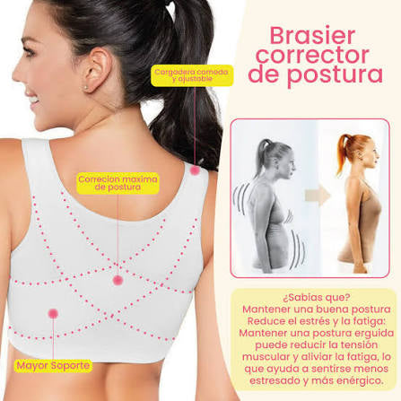 BRASIER  CORRECTOR DE POSTURA. +. EMVIO GRATIS